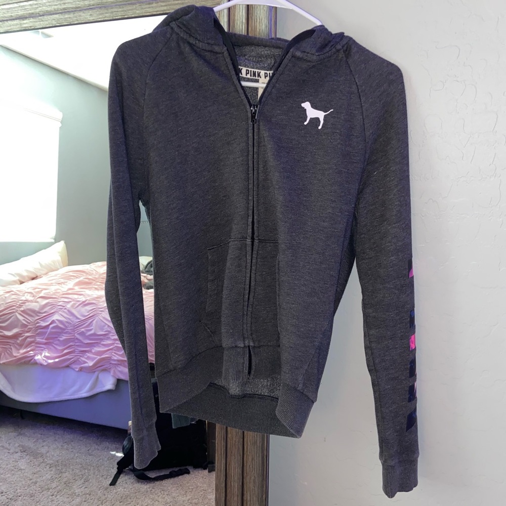 VS PINK lounge full-zip
